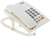 Телефон проводной Ritmix RT-330 белый Ritmix
