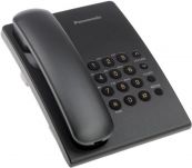 Телефон проводной Panasonic KX-TS2350RUT серый Panasonic