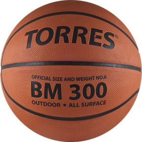 Мяч баскетбольный TORRES BM300 размер 6