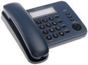 Телефон проводной Panasonic KX-TS2352RUC синий Panasonic