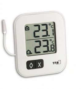 Термометр TFA Moxx 30.1043.02 белый TFA