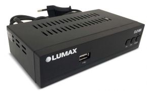 Приставка для цифрового ТВ Lumax DV3201HD черная lumax