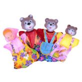 Русский стиль Кукольный театр на руку Три медведя 4 персонажа