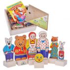 Краснокамская игрушка Деревянный набор Персонажи сказок Колобок