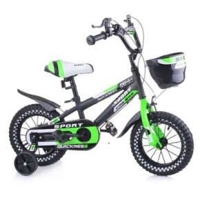 КНР Велосипед детский зеленый, колеса 12 дюймов