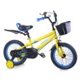 КНР Велосипед детский желтый, колеса 14 дюймов