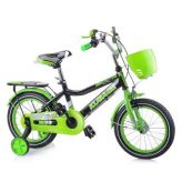 КНР Велосипед детский зеленый, колеса 14 дюймов