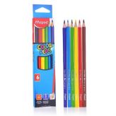 Maped Карандаши цветные 6 цветов, Color Peps, трехгранные