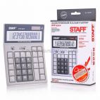 STAFF Калькулятор настольный STF-3312, 12 разрядов, двойное питание, 193х140мм