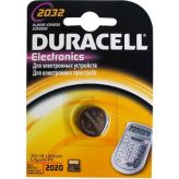 DURACELL Элемент питания, батарейка-таблетка CR2032 DURACELL
