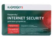 Антивирус Kaspersky Internet Security Multi-Device 3 ПК 12 мес (карта с кодом продление лицензии) Kaspersky