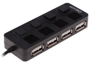 USB-хаб Dexp BT4-09 черный Dexp