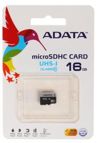 Карта памяти microSDHC 16Gb Adata Premier AUSDH16GUICL10-R Class 10 UHS-I (U1) A-Data