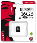 Карта памяти microSDHC 16Gb Kingston SDCS/16GBSP Class 10 UHS-I (U1) Kingston