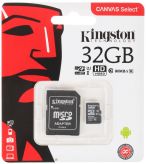 Карта памяти microSDHC 32Gb Kingston SDCS/32GB Class 10 UHS-I (U1) Kingston
