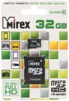 Карта памяти microSDHC 32Gb Mirex 13613-AD10SD32 Class 10 + адаптер на SD Mirex