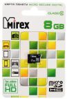 Карта памяти microSDHC 8Gb Mirex 13612-MC10SD08 Class 10 Mirex