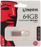 USB Flash накопитель 64Gb Kingston DataTraveler SE9 G2 DTSE9G2 серебристый Kingston