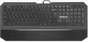 Клавиатура Defender Multimedia Oscar PRO SM-600 проводная USB черная Defender