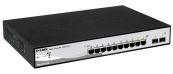 Коммутатор  8х10/100/1000PoE78Вт +2GСSFP L2 D-Link DGS-1210-10P/F1A