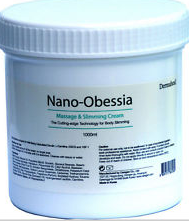 Массажный крем с пептидами - антицеллюлитный, жиросжигающий, укрепляет и подтягивает кожу лица и тела «Dermaheal Nano Obessia Cream»