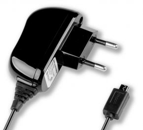Сетевое зарядное устройство Deppa 23120 1000 мА micro USB черный Deppa