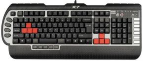 Клавиатура A4Tech X7-G800V проводная USB черная красная серебристая серая A4Tech