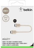 Кабель Belkin F2CU041bt06INGD USB Type-C - USB Type C золотистый 0.15 м Belkin