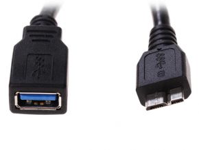 Кабель OTG InterStep micro USB-B - USB черный InterStep