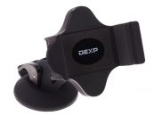 Автомобильный держатель Dexp 32X черный / лобовое стекло / присоска Dexp