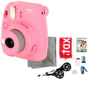 Фотоаппарат моментальной печати Fujifilm Фотоаппарат моментальной печати Fujifilm INSTAX MINI 9 PINK SET CHAMPION