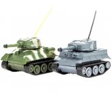 Радиоуправляемый танковый бой Pilotage Радиоуправляемый танковый бой Pilotage Tiger и T34/85, ИК пушка, микро (A)