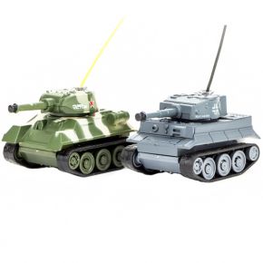 Радиоуправляемый танковый бой Pilotage Радиоуправляемый танковый бой Pilotage Tiger и T34/85, ИК пушка, микро (A)