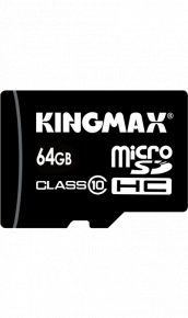 Карта памяти Kingmax MicroSD HC 64 ГБ class 10 (с адаптером) Kingmax Карта памяти Kingmax MicroSD HC 64 ГБ class 10 (с адаптером)