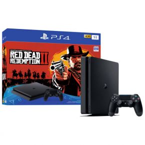 Игровая приставка PS4 PlayStation 4 Игровая приставка PS4 PlayStation 4 1TB + Red Dead Redemption 2