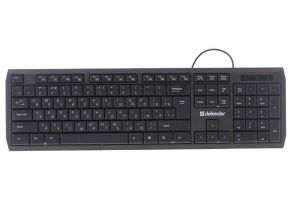 Клавиатура Defender OfficeMate SM-820 проводная USB черная Defender