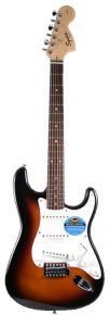 SQUIER AFFINITY STRATOCASTER RW BROWN SUNBURST FENDER SQUIER AFFINITY STRATOCASTER RW BROWN SUNBURST