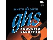 WB-XL WHITE BRONZE GHS STRINGS WB-XL WHITE BRONZE