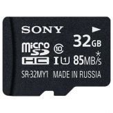 Карта памяти SDHC Micro Sony Карта памяти SDHC Micro Sony 32GB UHS-I с адаптером (SR-32MY1A/T)