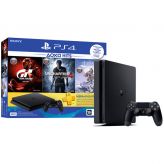 Игровая приставка PS4 PlayStation 4 Игровая приставка PS4 PlayStation 4 500GB GTS+UC4:Путь Вора+Horizon:ZD CE+PS+ 3 мес.