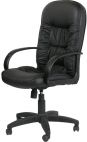 Компьютерное кресло Chairman 416 экокожа Черное матовое