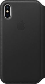 Чехол-книжка Apple Чехол-книжка Apple iPhone X Folio кожаный Black