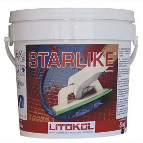 Литокол (Litokol) Затирка эпоксидная Litochrom Starlike (Фасовка по 5 кг.)