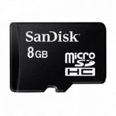 Карта памяти Sandisk microSDHC 8Gb Class4 SDSDQM-008G-B35A+adapter Sandisk