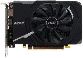 Видеокарта MSI GeForce GTX 1050 Ti Aero ITX OC [GTX 1050TI Aero ITX 4G OCV1] MSI