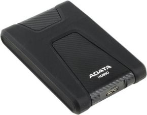 Внешний жесткий диск 1Tb Adata AHD650-1TU3-CBK черный A-Data