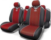 Автомобильный чехол-майка Autoprofi Carbon Plus CRB-902P красный / черный Autoprofi