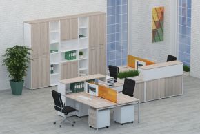 Мебель для персонала Deka для 4 сотрудников и большим шкафом