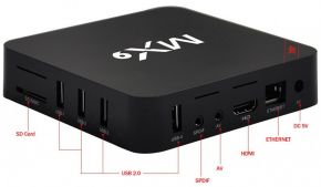 Смарт тв приставка MX9 Android TV Box