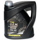 Масла MANNOL Масло моторное Mannol OEM for Renault Nissan 5W40 4л MANNOL Масло моторное Mannol OEM for Renault Nissan 5W40 4л